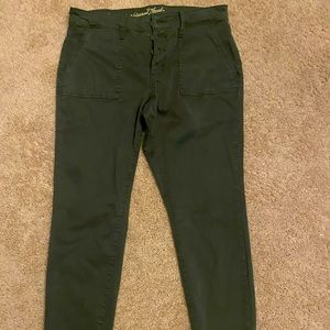Navy green pants